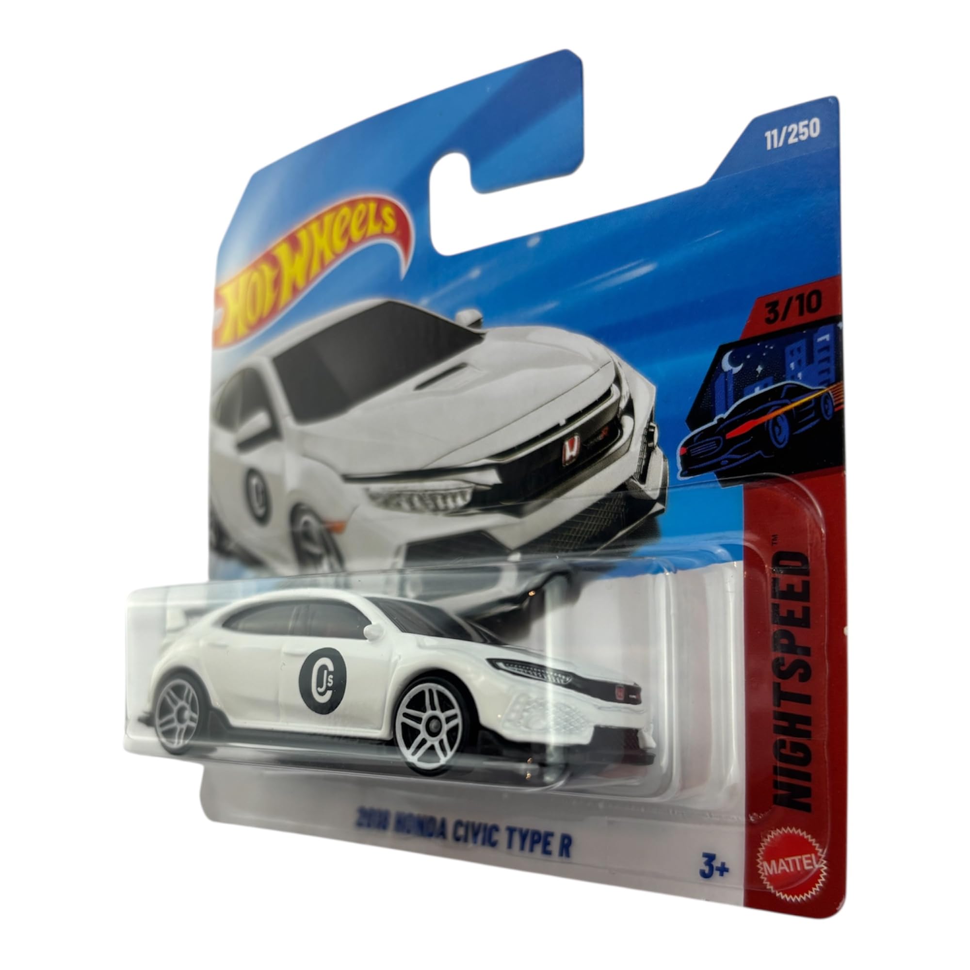 Hot Wheels - 2018 Honda Civic Type R - Night Speed 3/10 - JJH88